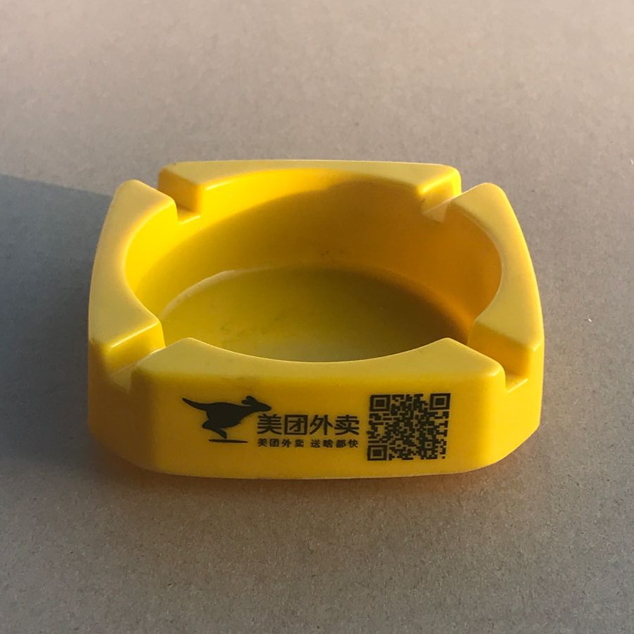 烟灰缸定制印刷广告烟缸密胺烟灰时尚烟灰缸