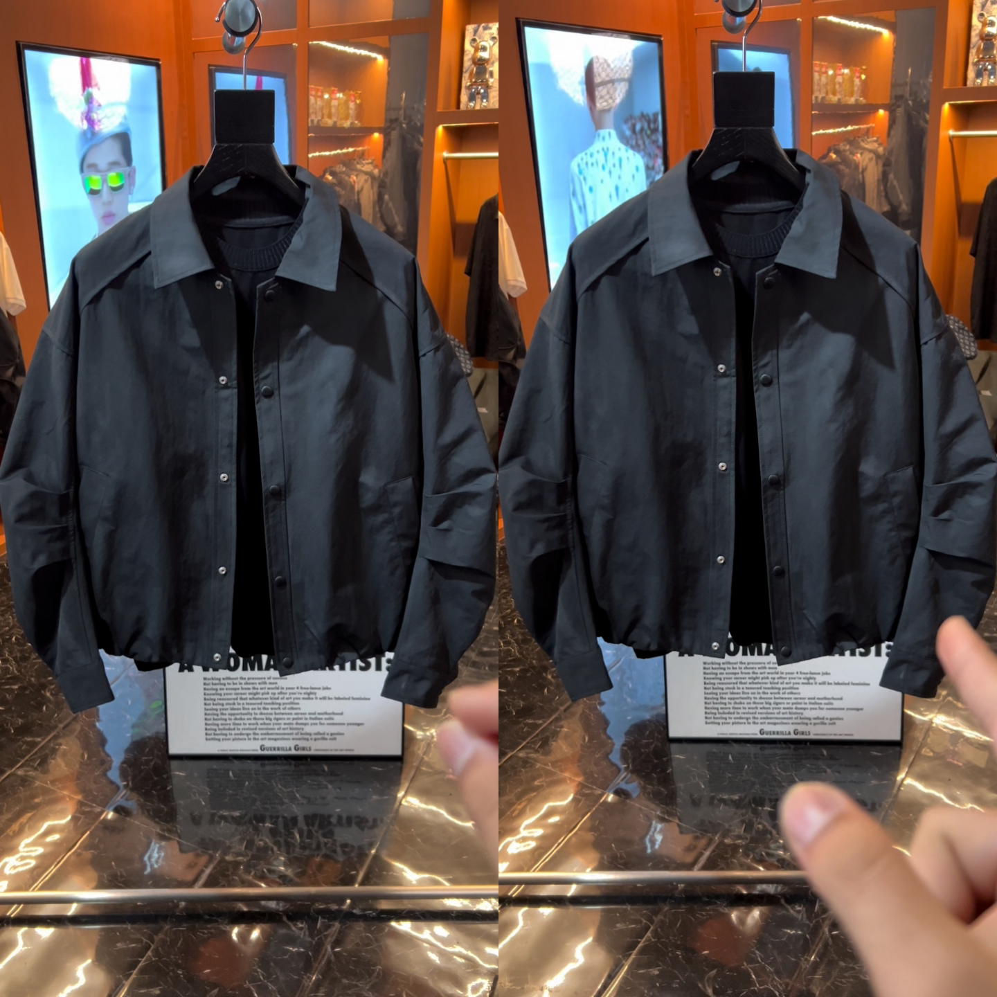 2026春季廓形翻领短款外套男潮牌时尚美式休闲教练夹克百搭高级感