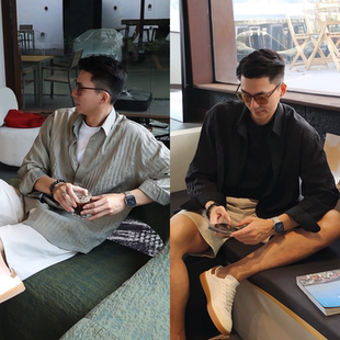 男女同款 百搭衬衫 简约高级感衬衣外搭高品质 肌理竖纹衬衫 早秋薄款