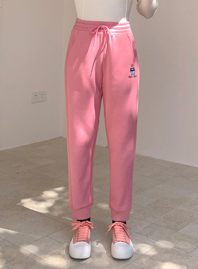 香依雅园 2025冬季新款200斤大码高腰休闲加绒直筒哈伦裤女69063