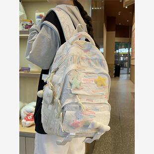 一年级至三年级至六年级女生书包,减轻儿童和女孩的负担2025新型