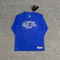 Attitude Quotes (Blue) Quick-Dry Long Sleeve