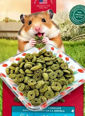 包邮美国爱宝无糖高纤仓鼠主粮Oxbow爱宝草圈金丝熊糖尿病整包