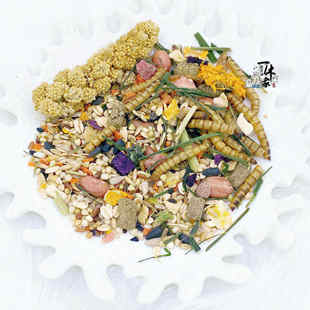 一休家自配粮通心粉沙鼠饲料谷物果蔬大麦虫增重长肉350g仓鼠用品
