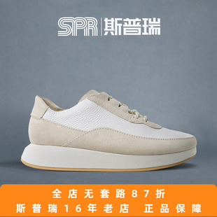 斯普瑞clarks其乐女鞋春单鞋时尚拼接撞色潮鞋透气平底厚底运动鞋