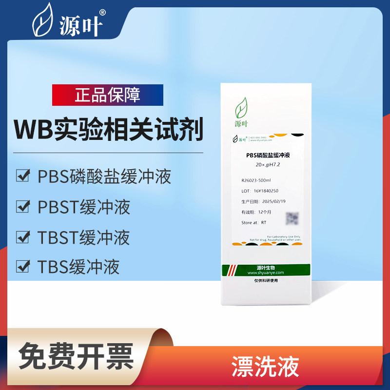 源叶PBS磷酸盐缓冲液PBST