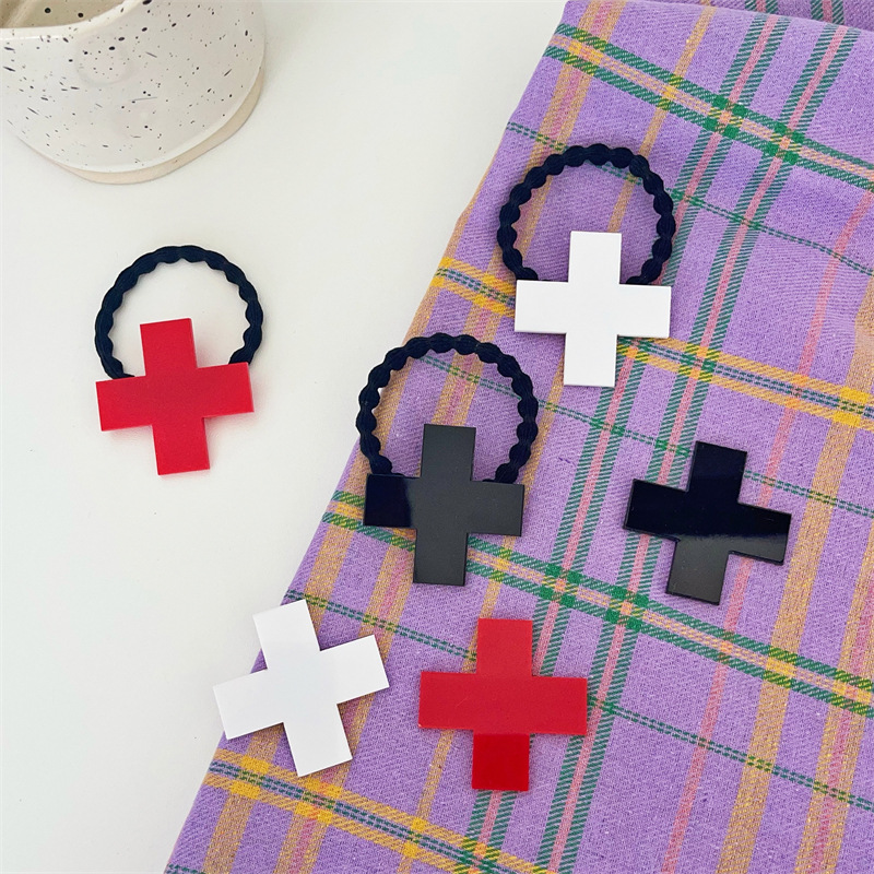 土酷十字发夹甜酷辣妹二次元cos