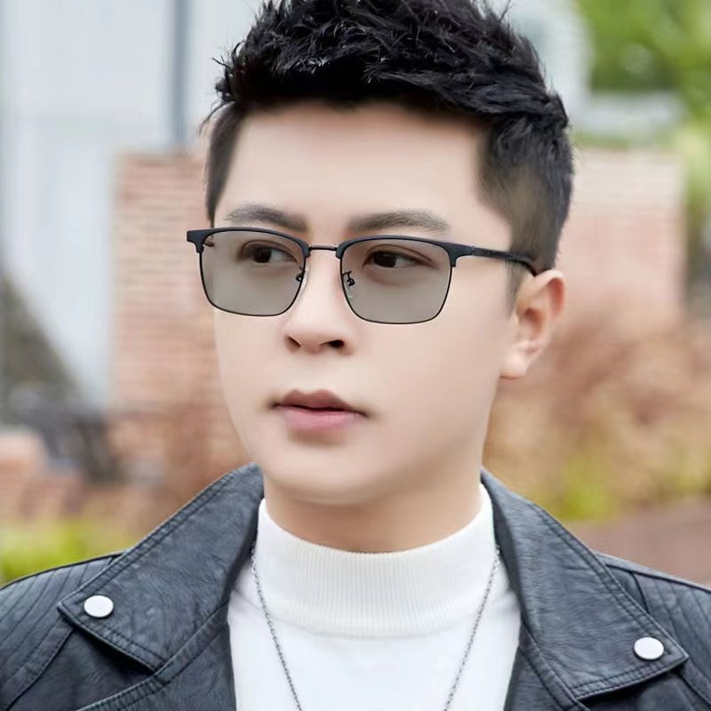 定制变色近视眼镜男女简约商务学生痞帅斯文眼镜架防蓝光护目平镜,ZIPPO/瑞士军刀/眼镜,眼镜架,淘宝优惠券,粉丝福利购,淘宝优惠卷