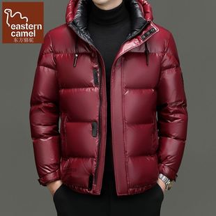 男士新款黑金版加厚羽绒服连帽冬季抗冻防寒服中青年高端男装外套