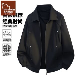 东方骆驼美式高街飞行员夹克男春秋季高级宽松潮百搭休闲外套上衣