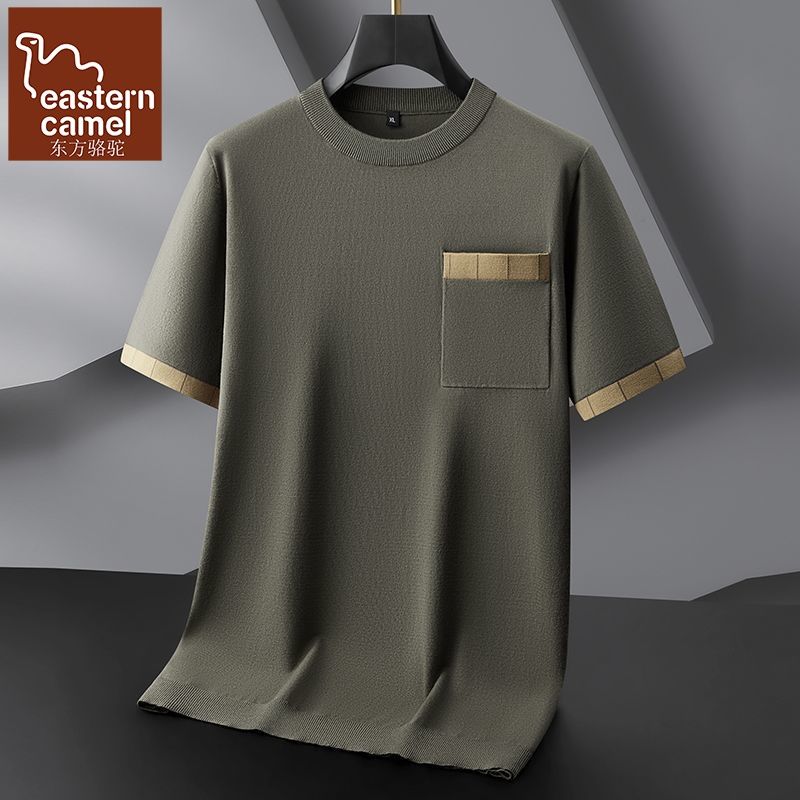 秋季打底半袖毛衣男士大码