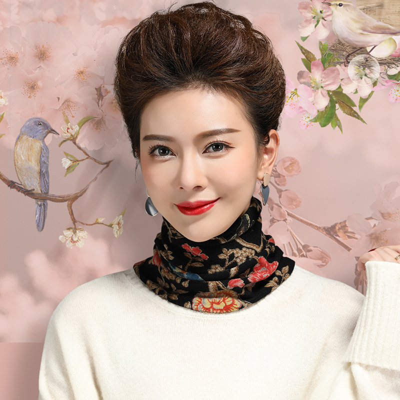 女款秋冬季针织护颈椎假领子围脖