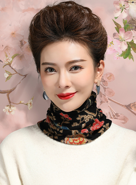 女款秋冬季针织护颈椎假领子围脖