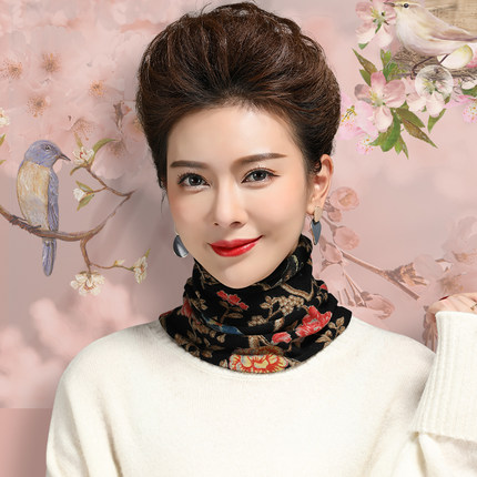 围脖套头女款秋冬季针织保暖百搭围巾韩版领圈护颈椎假领子小脖套