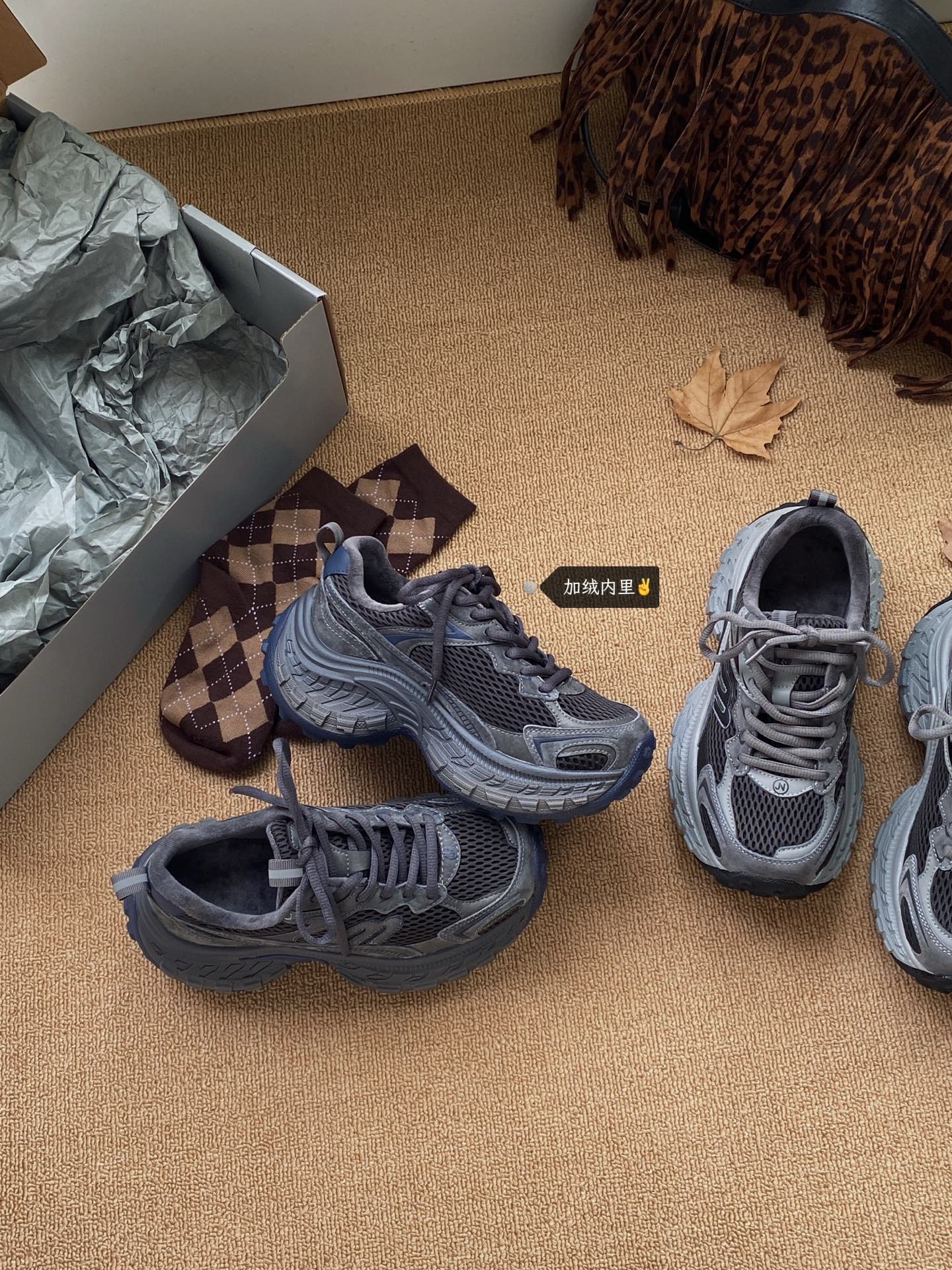 厚底老爹鞋女2025春季新款网面透气增高休闲运动鞋百搭透气跑步鞋