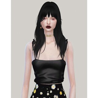 模拟人生4人物mod丨女丨雎晓雯丨送8套衣服发型化妆皮肤Sims4补丁