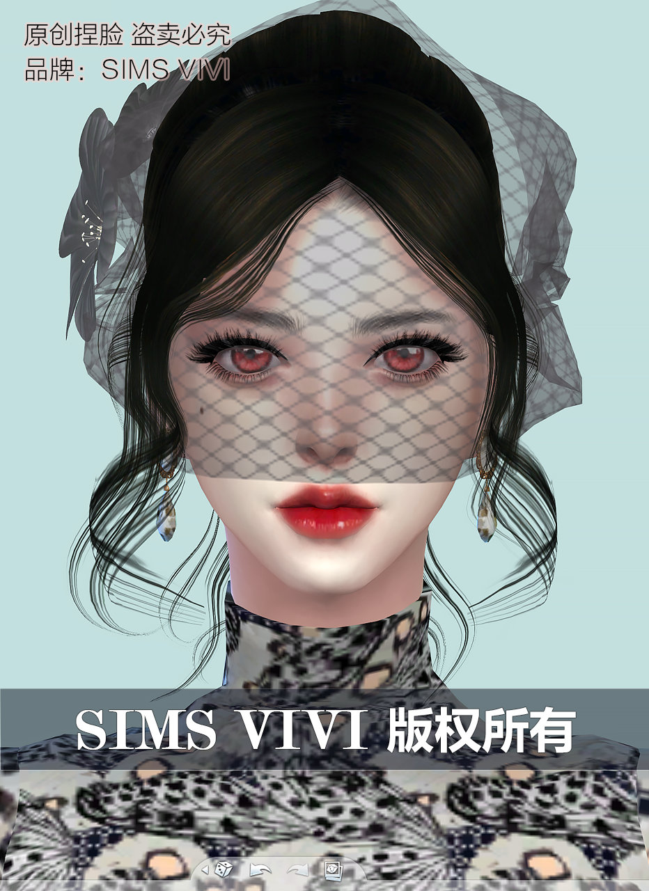 模拟人生4人物mod丨女丨维托静香丨送8套衣服发型皮肤 Sims4补丁 电玩/配件/游戏/攻略 ORIGIN 原图主图