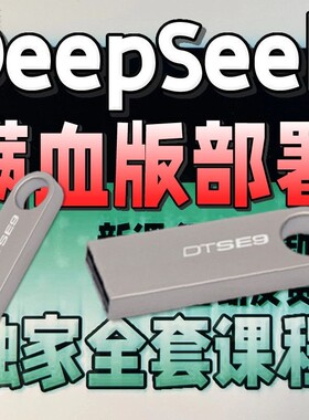 DeepSeek R1 AI模型教程 本地部署视频课程U盘发货U盘发货U盘发货