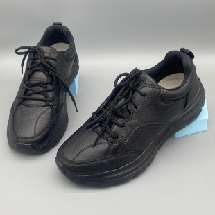 黑色老爹鞋 春秋百搭简约潮流通勤风软面健步鞋 真牛皮轻便舒适男鞋