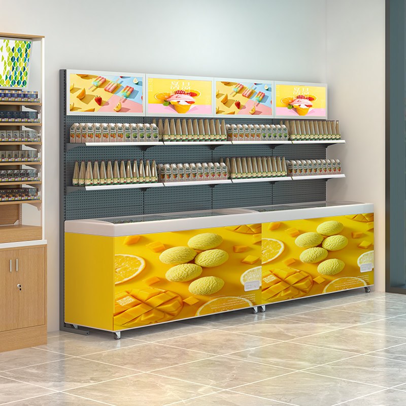 佳晨信超市冰箱货架便利店冷柜上方上面的雪糕置物架多层冰柜货架,商业/办公家具,超市货架,淘宝优惠券,粉丝福利购,淘宝优惠卷