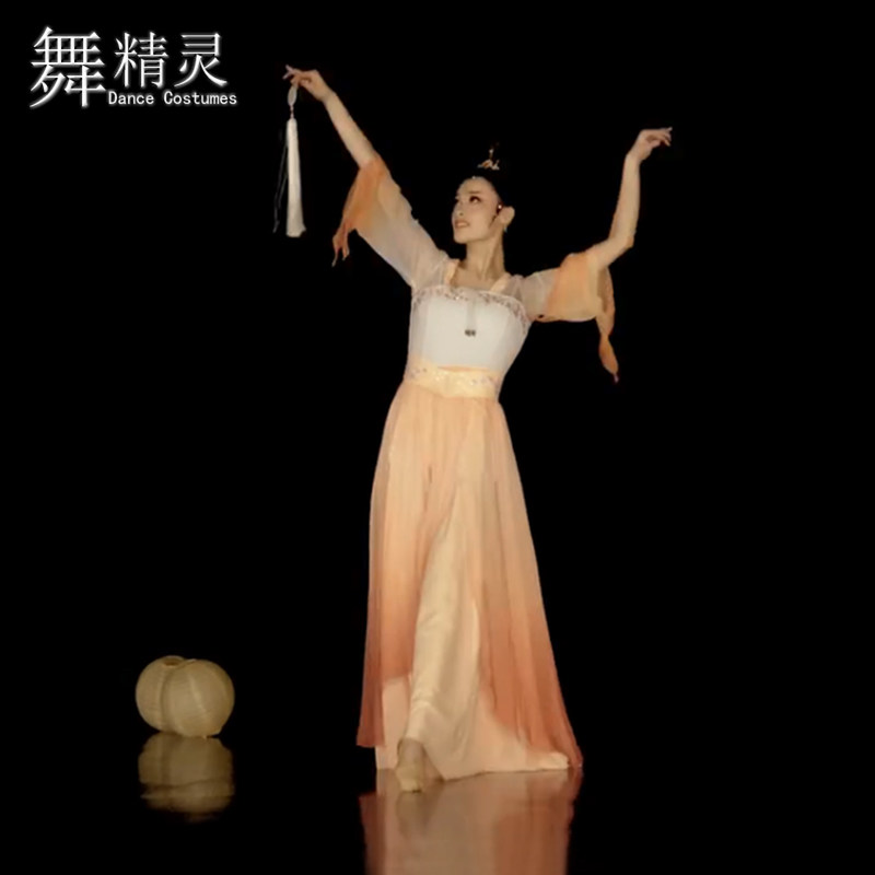 古典舞飘逸艺考齐胸襦裙初见同款