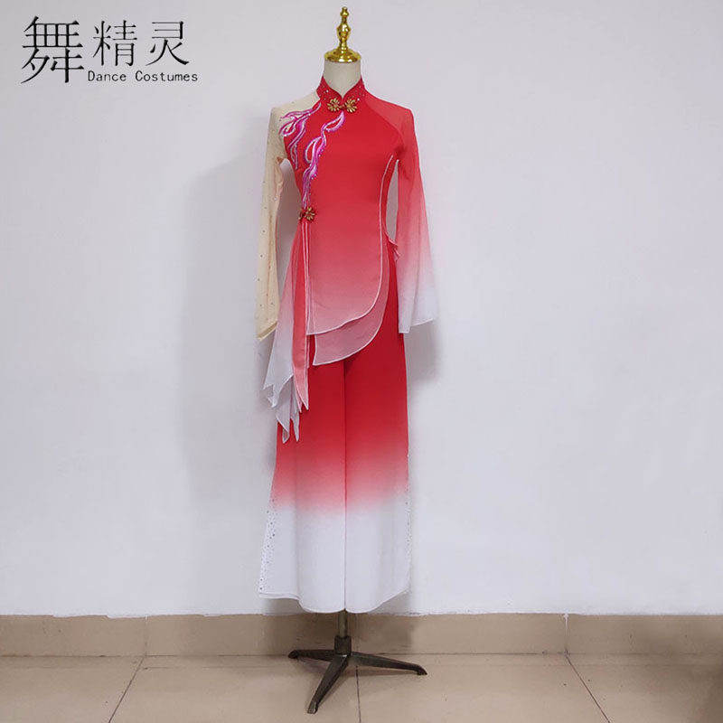 东北秧歌胶州扇舞演出艺考舞蹈服