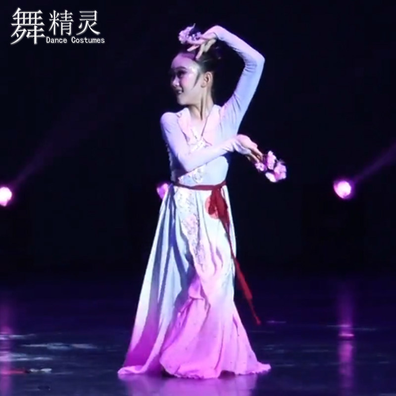 桃花间舞蹈服古典舞少儿剧目艺考