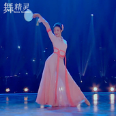 古典舞汉唐舞蹈服飘逸大摆裙舞蹈风暴媚朱瑾慧同款 演出服中国风