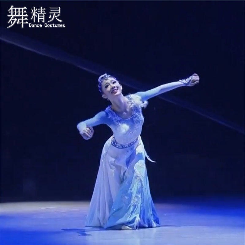 蒙族大裙摆舞蹈服草原同款