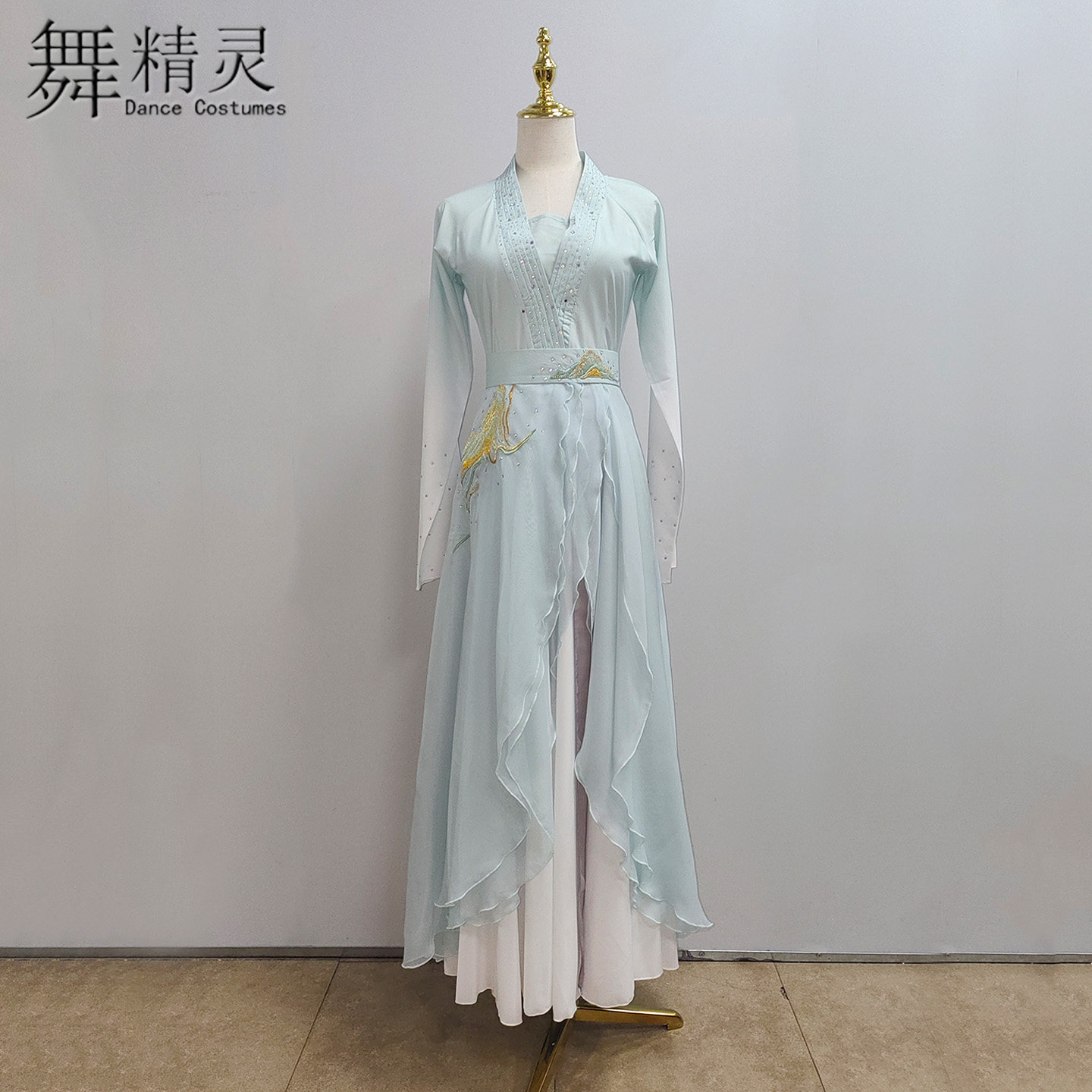 古典舞芳华杯剧目三山引梦舞蹈服飘逸大摆裙演出服独舞练习艺考服
