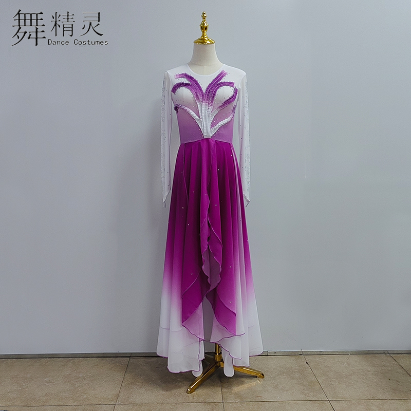 古典舞演出服荷花奖剧目恰似蜉蝣舞蹈服飘逸练习表演朝暮艺考服女