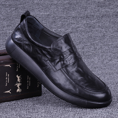 男士休闲皮鞋真皮男鞋商务皮鞋男
