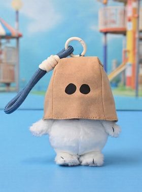 正版山莫花生漫画蒙脸史努比挂件奥拉夫可爱毛绒玩偶女生书包挂饰