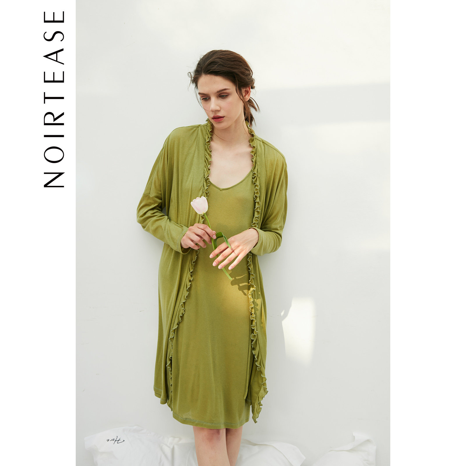 NoirTease奈黎诗春秋薄款性感绵羊毛长袖睡袍优雅长款系带浴袍女,女士内衣/男士内衣/家居服,睡袍/浴袍,淘宝优惠券,粉丝福利购,淘宝优惠卷