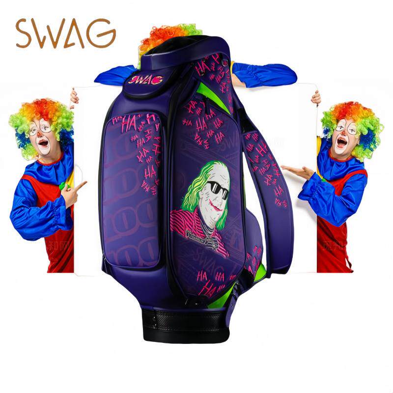 新款SWAG万圣节限量高尔夫球包HAHA美金小丑主题限定标准球包大包