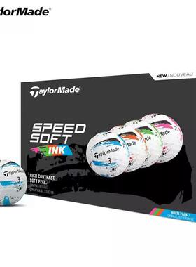 25新款TaylorMade泰勒梅高尔夫球Speedsoft Ink新科技稳定二层球