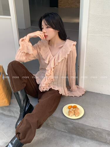 2026春季新款韩版宽松显瘦百搭纯色针织开衫毛衣外套女