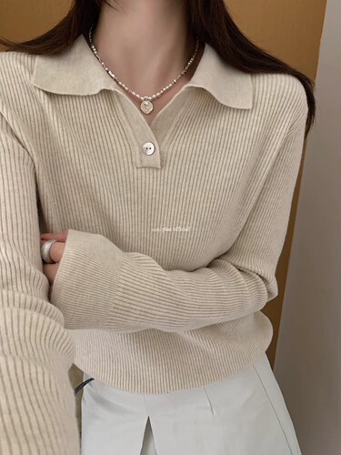 2026春季新款韩版宽松显瘦百搭纯色针织开衫毛衣外套女
