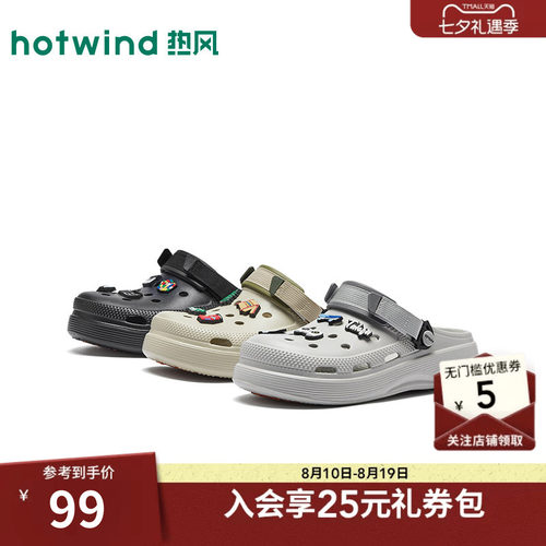 2026年夏季新款男士时尚洞洞鞋