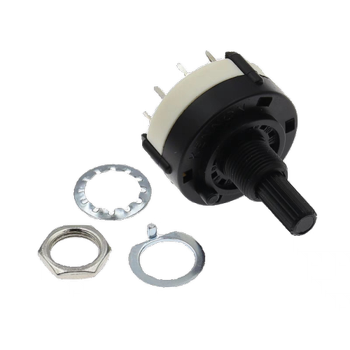 旋转档位开关可调电位器RS26波段开关SR26 1刀12档/2刀6档/3刀4档