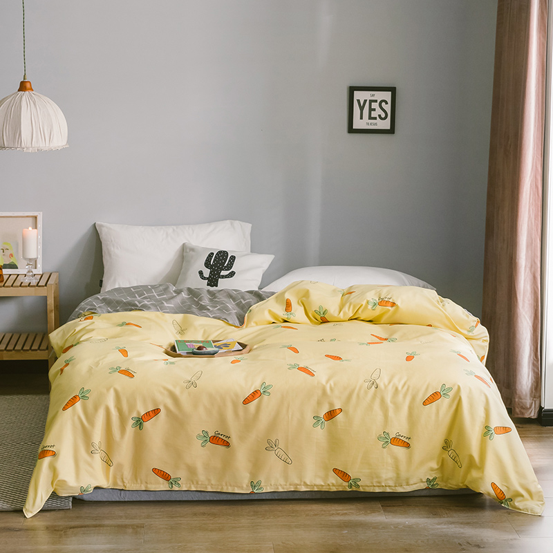 Quilt cover singleton Double Single Cotton pure cotton student dormitory 1.5 Cartoon children ins Fengikea quilt coverin the Bedclothes , Quilt  category - from Buy2taobao.com to provide professional Taobao agent buy service