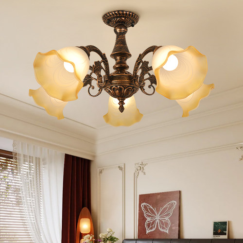 复古做旧卧室吊灯房间灯新款上市