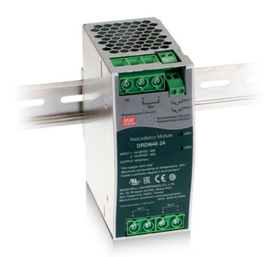 明纬开关电源 DRDN 20/40-12/24/48V 20A 40A 电源冗余控制模块