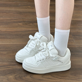 设计感面包板鞋 女ins潮2025冬季 新款 易少年 国潮百搭休闲小白鞋 男