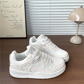 原创小众白色板鞋 女ins潮2026春季 新款 易少年 百搭休闲帆布小白鞋