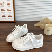低帮板鞋 女ins潮2025冬季 新款 贝壳头韩版 百搭学生运动休闲小白鞋