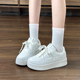 板鞋 女ins潮2025冬季 新款 厚底小白鞋 港风学生百搭运动休闲德训鞋