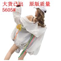 D6525#实拍新款现货韩版刺绣荷叶边棉麻