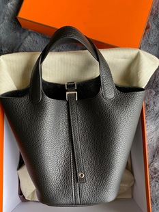 2024新款 头层牛皮TC菜篮子牛皮包水桶包斜挎手提包