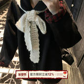 夹棉大衣中长款 TheDouerr 乖乖女两色毛呢拼袖 大衣外套女